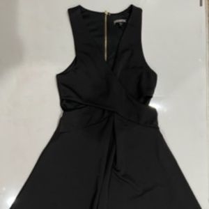 Express Cut Out Dress - Size 6 - Black